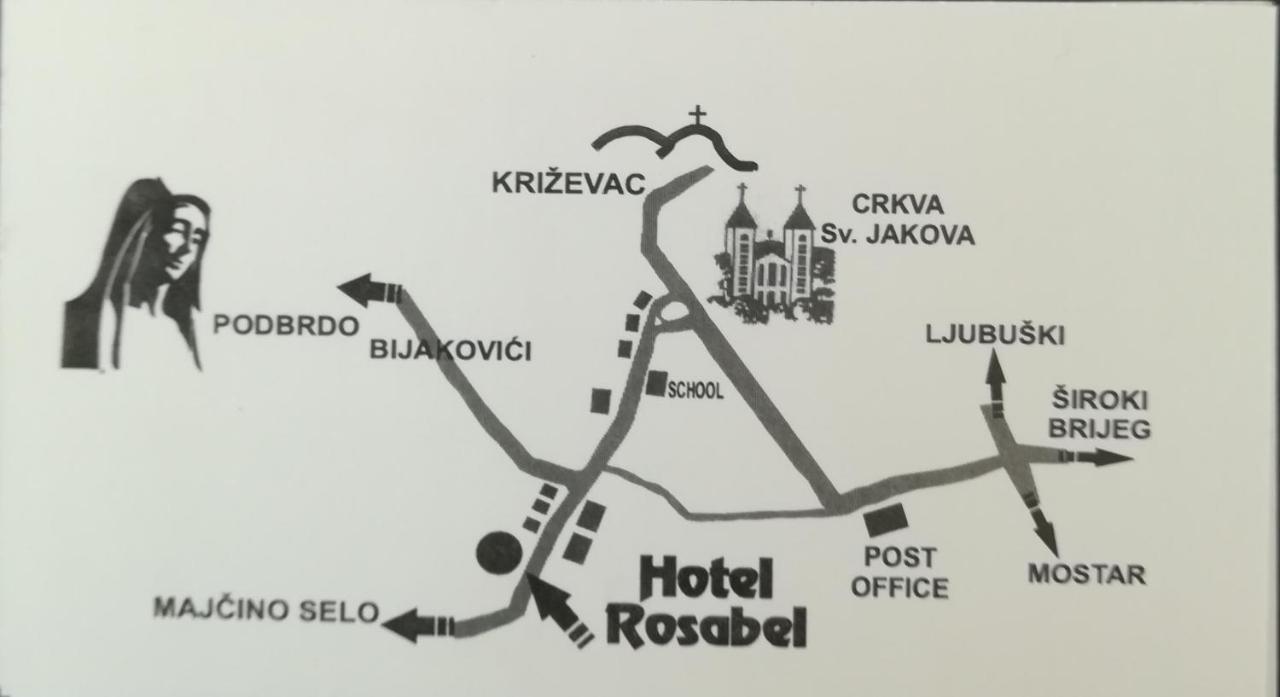 Hotel Rosabel Medjugorje Exterior photo